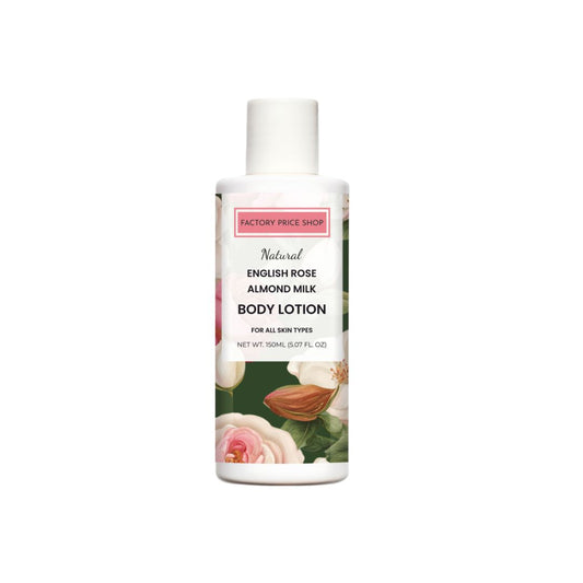 Natural  English Rose & Almond Milk Body Lotion