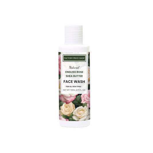 Natural English Rose Shea Butter Face Wash