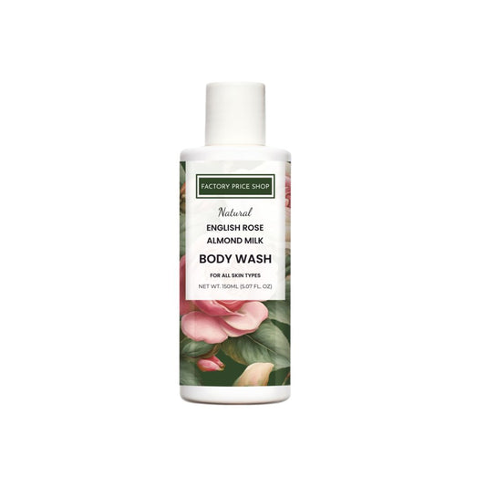 Natural English Rose & Almond Milk Body Wash